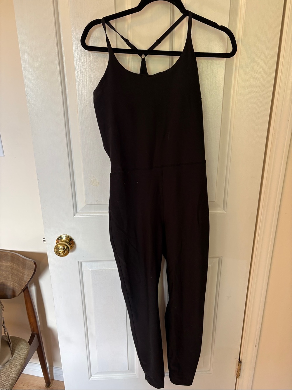 MGP Black Strappy Jumpsuit - Activewear